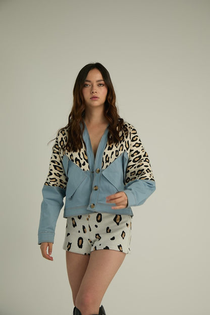 Mix Jacket Leopard