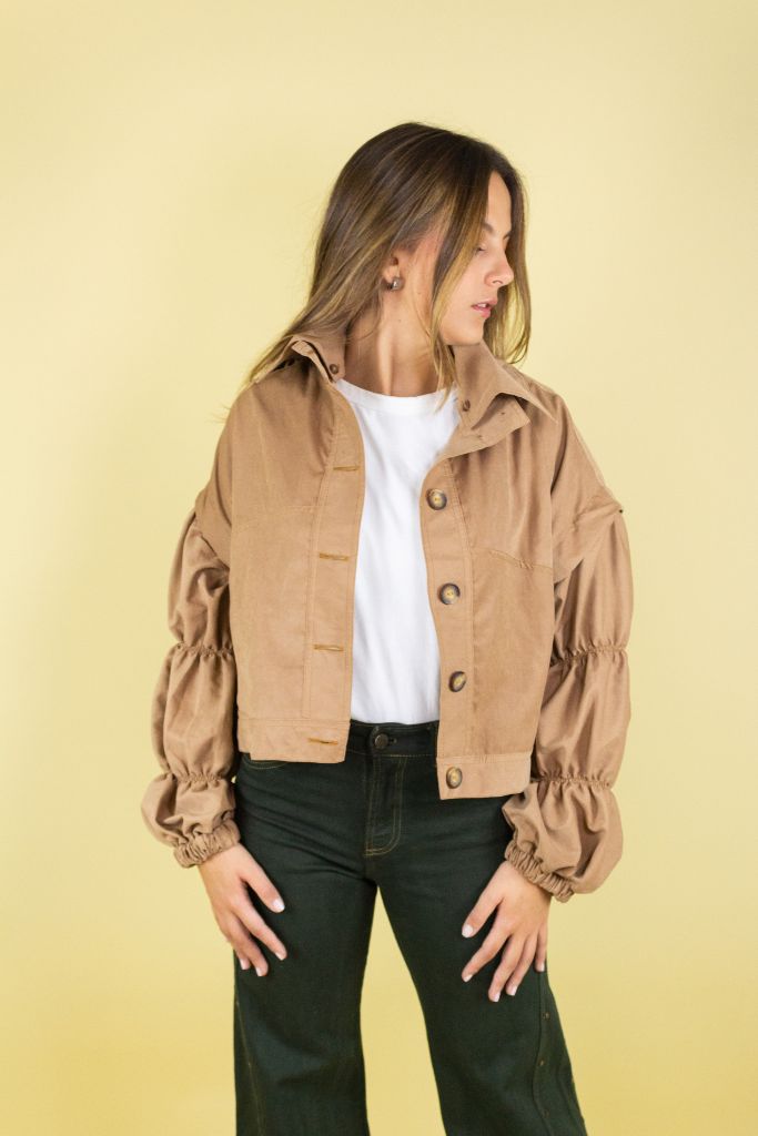 CASUAL CAQUI JACKET