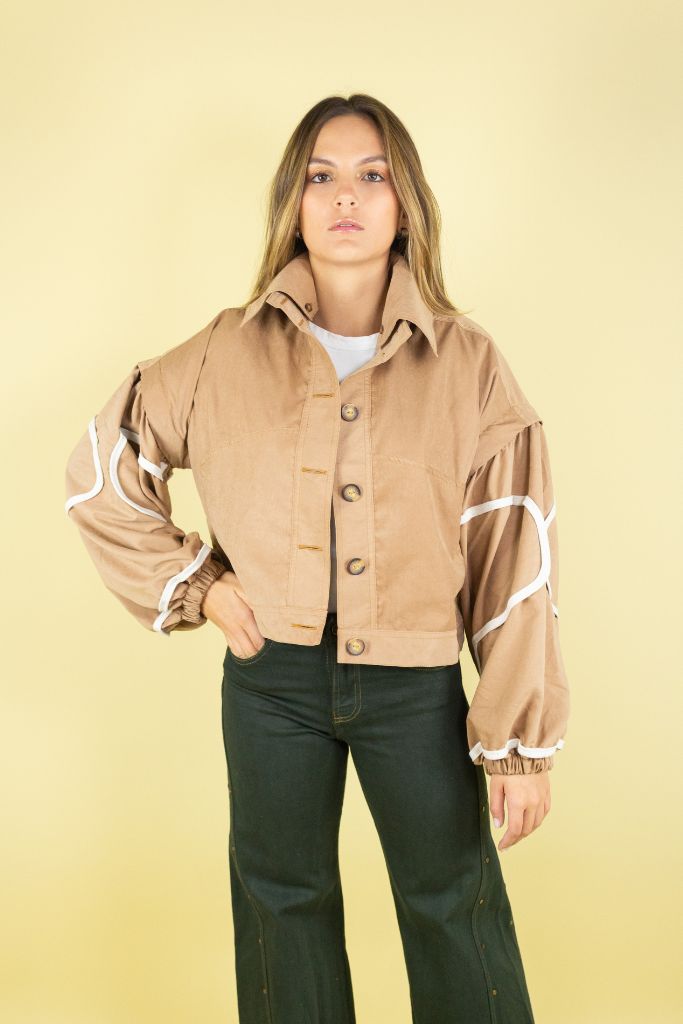 CASUAL CAQUI JACKET