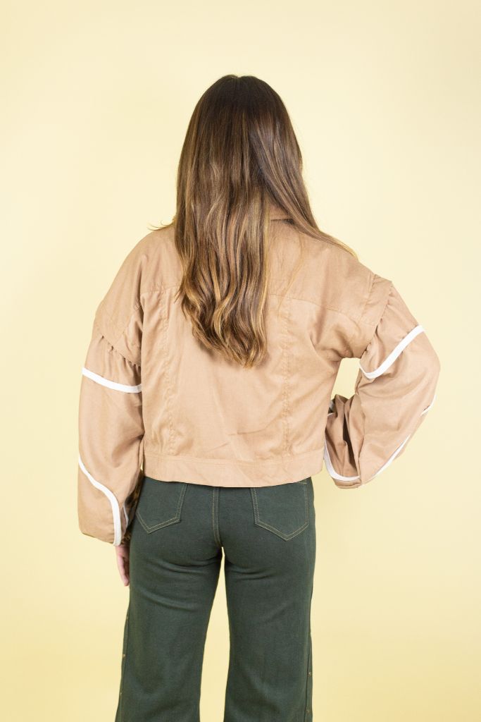 CASUAL CAQUI JACKET