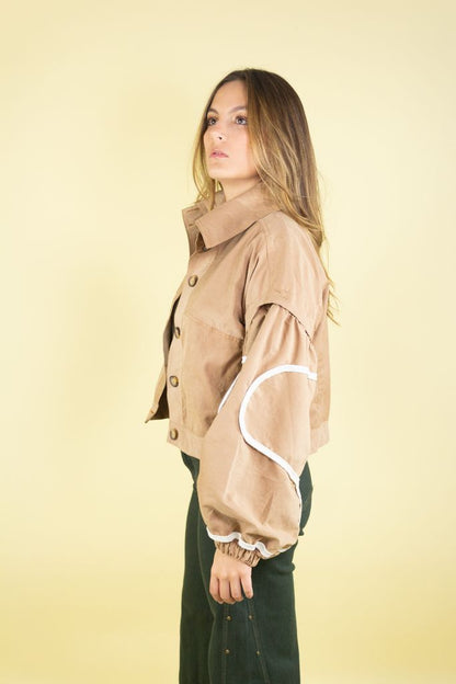 CASUAL CAQUI JACKET
