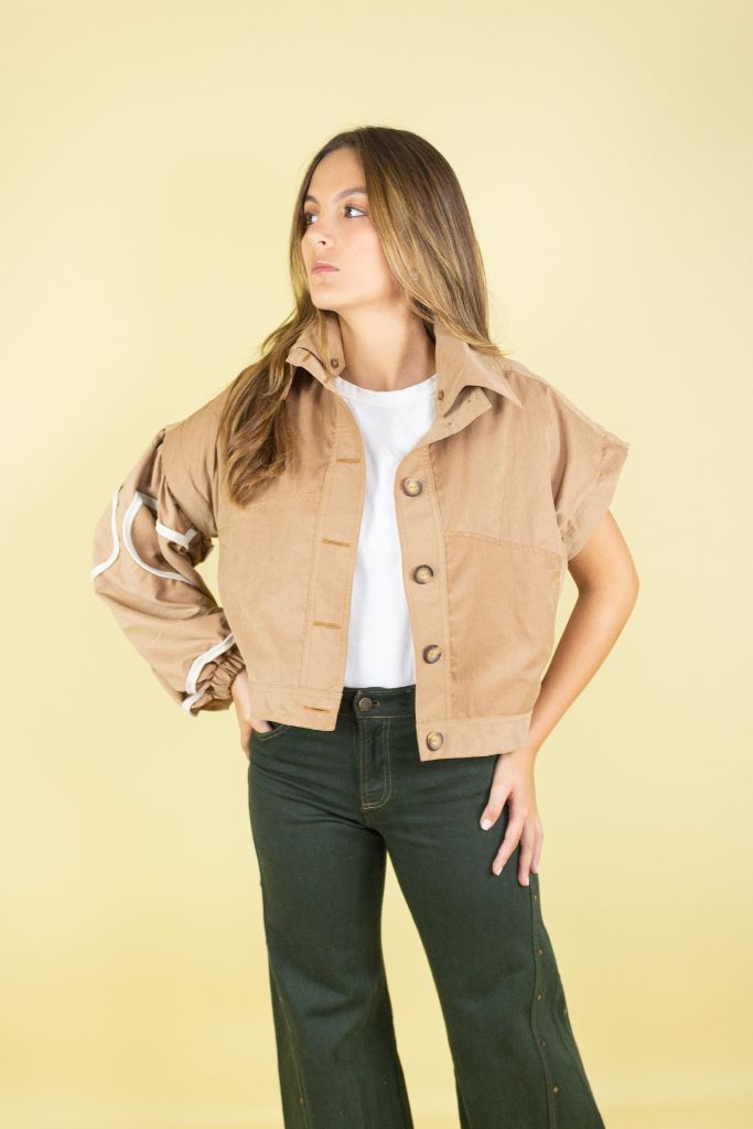 CASUAL CAQUI JACKET